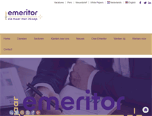 Tablet Screenshot of emeritor.com